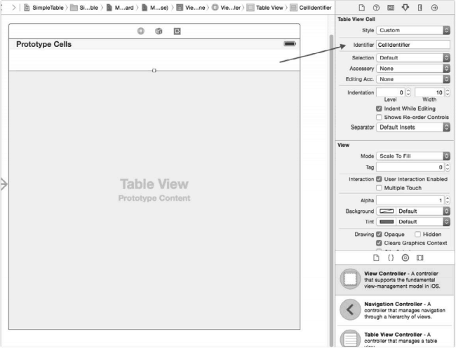 設定表視圖單元格的屬性